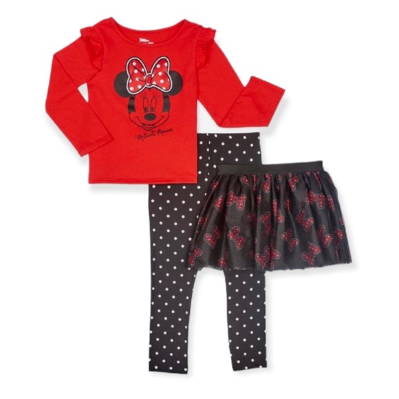 Disney Matching Sets Toddler Girl Minnie Mouse Outfit Set By Disney